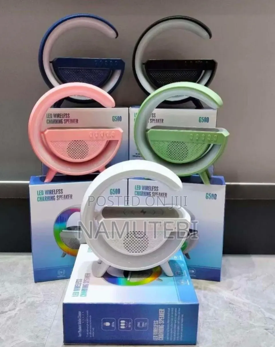 Wireless Charger With Bluetooth Speaker,Aux, Usb Led Light