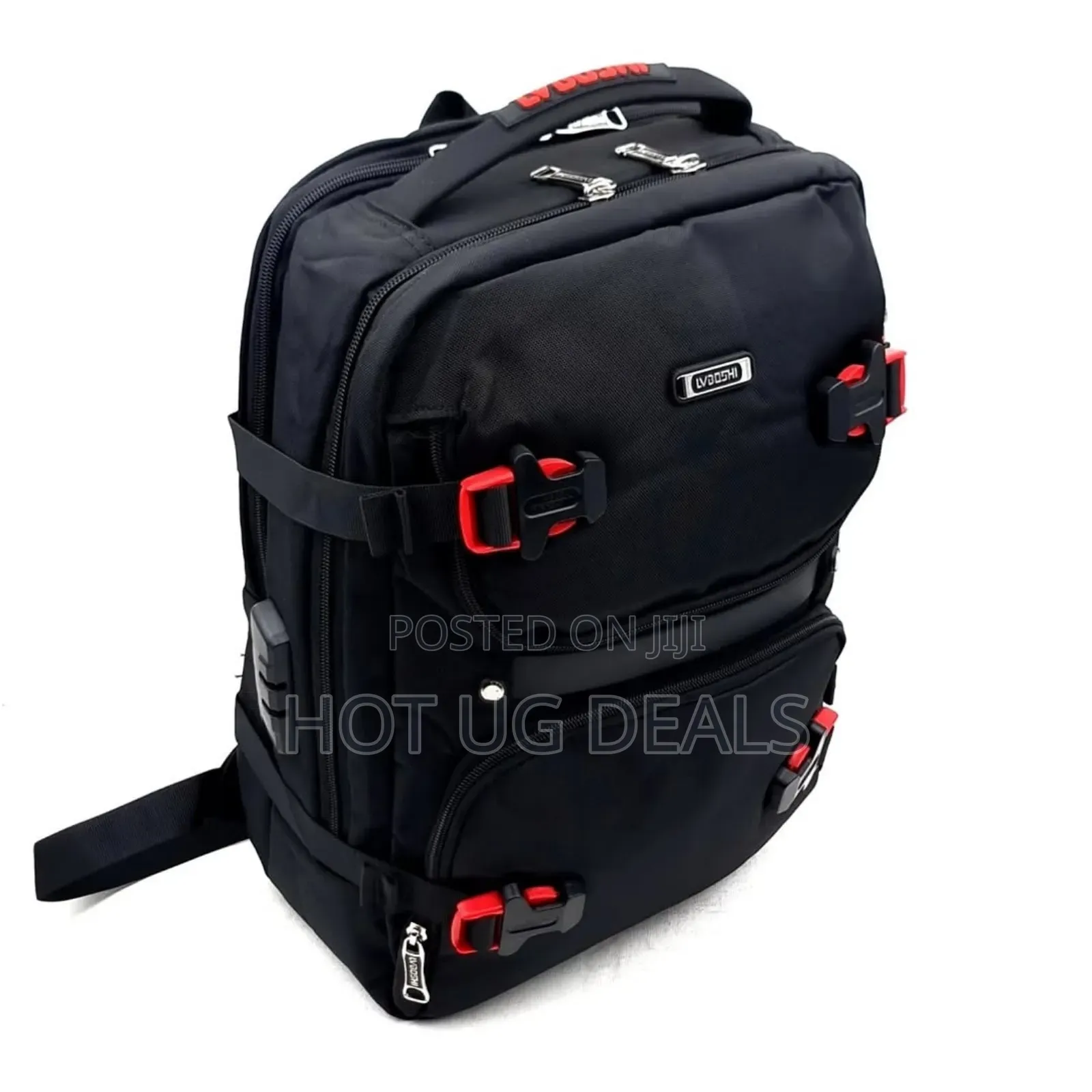 Men's Backpack Oxford Cloth Laptop Backpack Bag-Black
