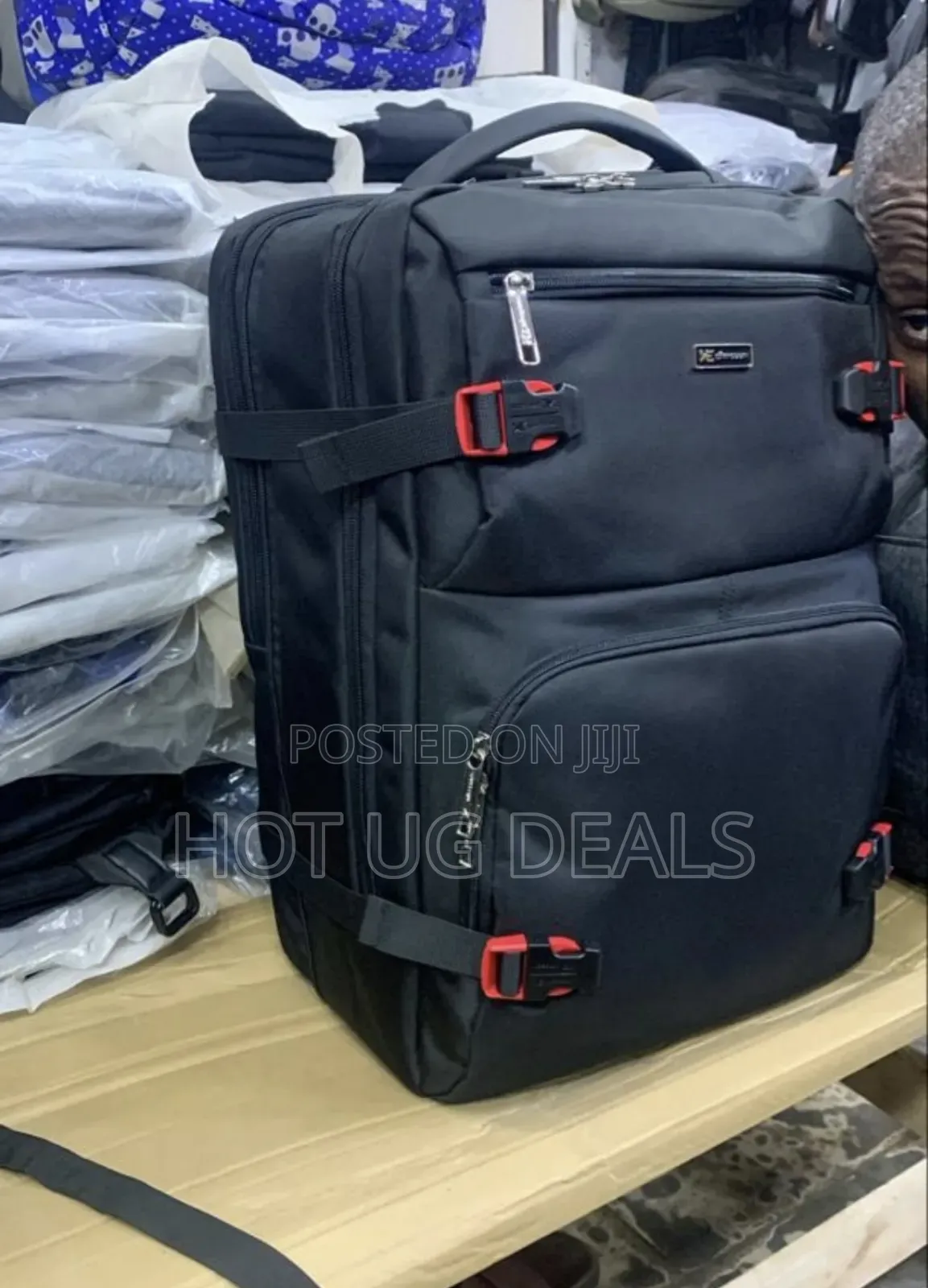 Men's Backpack Oxford Cloth Laptop Backpack Bag-Black