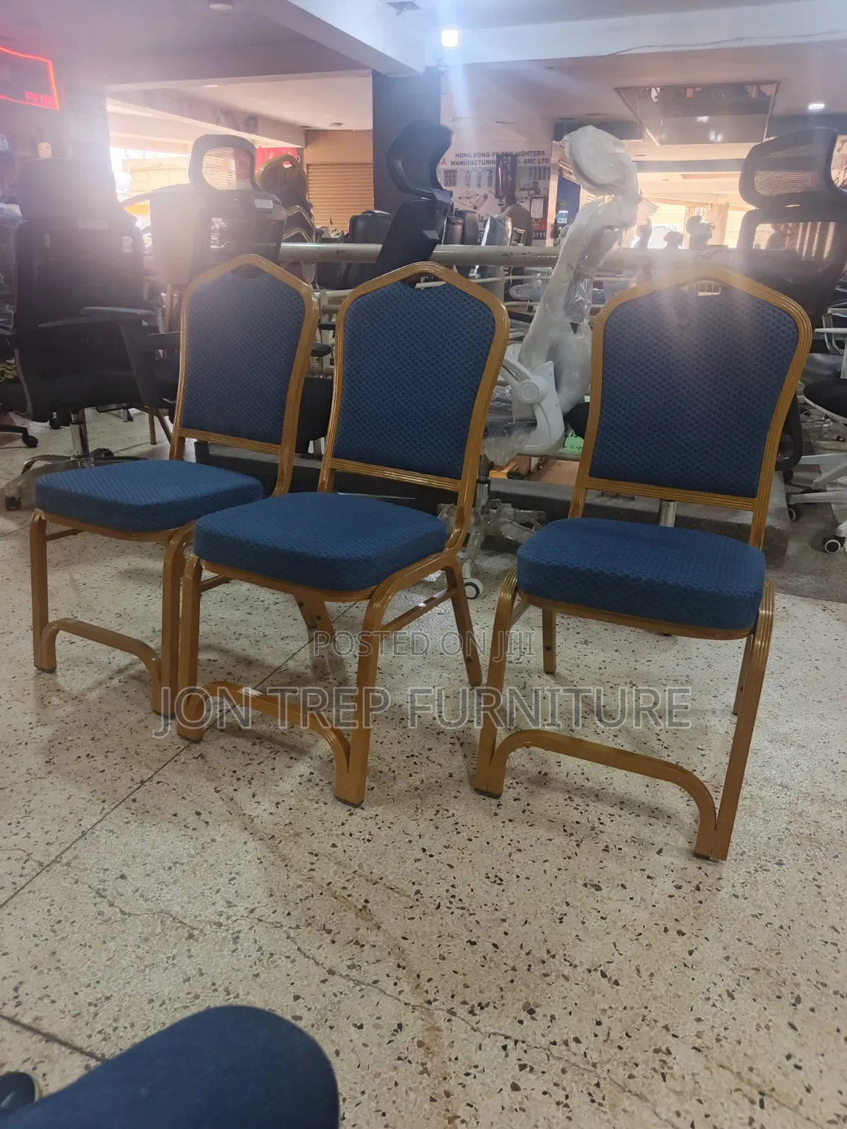 Blue Conference Chair