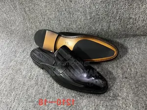 Original Black Leather Clarks Mules Half Shoes