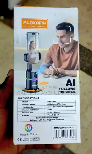 Plokama Auto-A20 360° Smart Shooting Gimbal