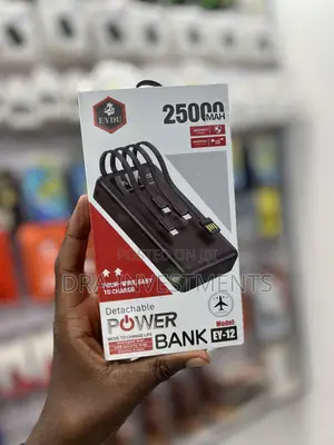 Original 25000mah Eydu Power Bank – Ultra Fast Charging