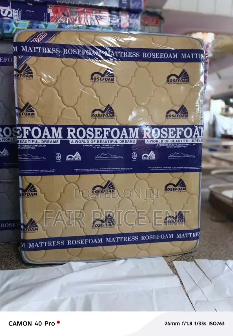 Double Layer Spring Mattress. 5*6*12inches. ( Cream)