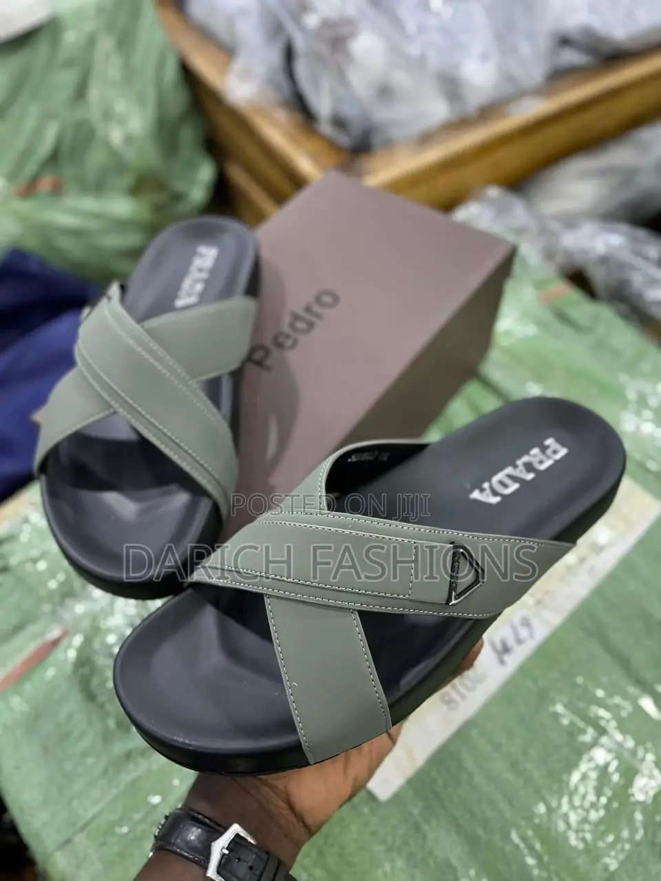 Prada Crisscross Slides
