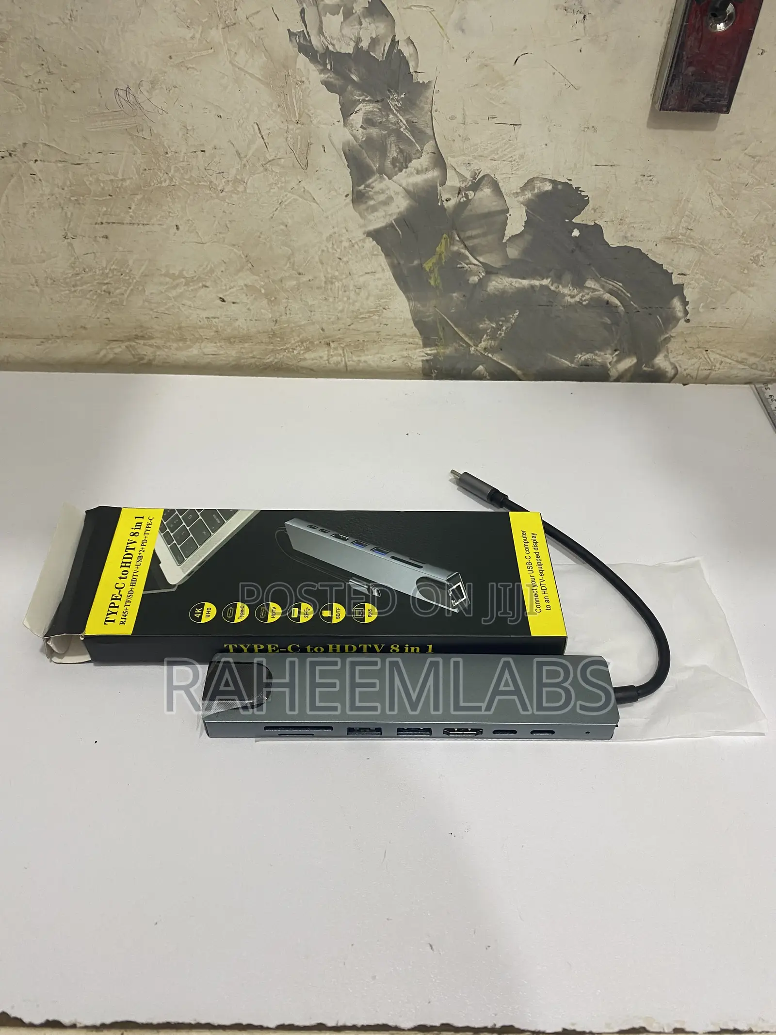 Type-C to HDTV 8 in 1 Adapter