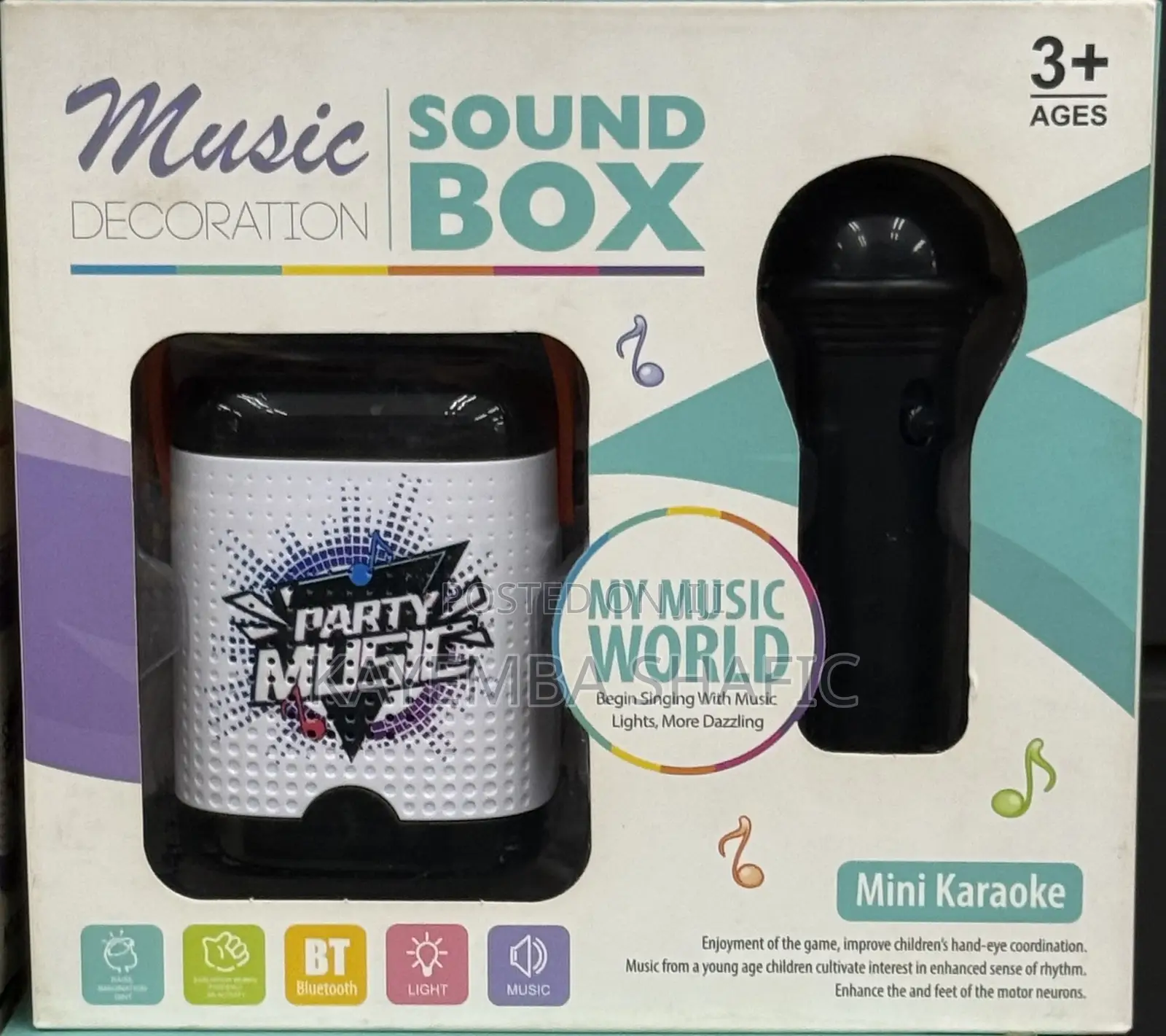 My Music World Mini Karaoke Sound Box With Microphone