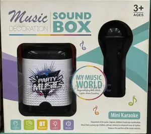 My Music World Mini Karaoke Sound Box With Microphone