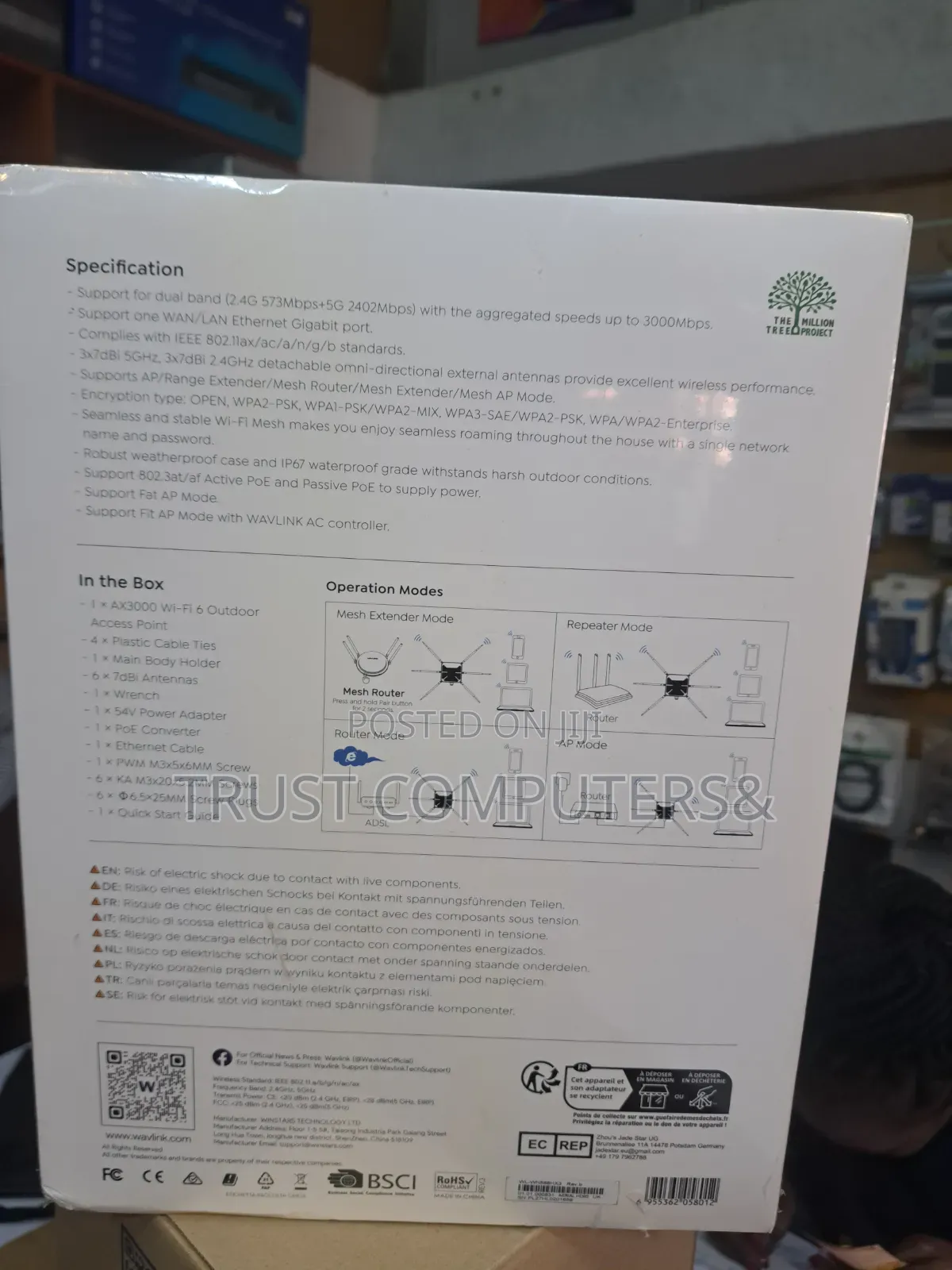 Wavlink Hd9s1 Ax3000 Wifi 6