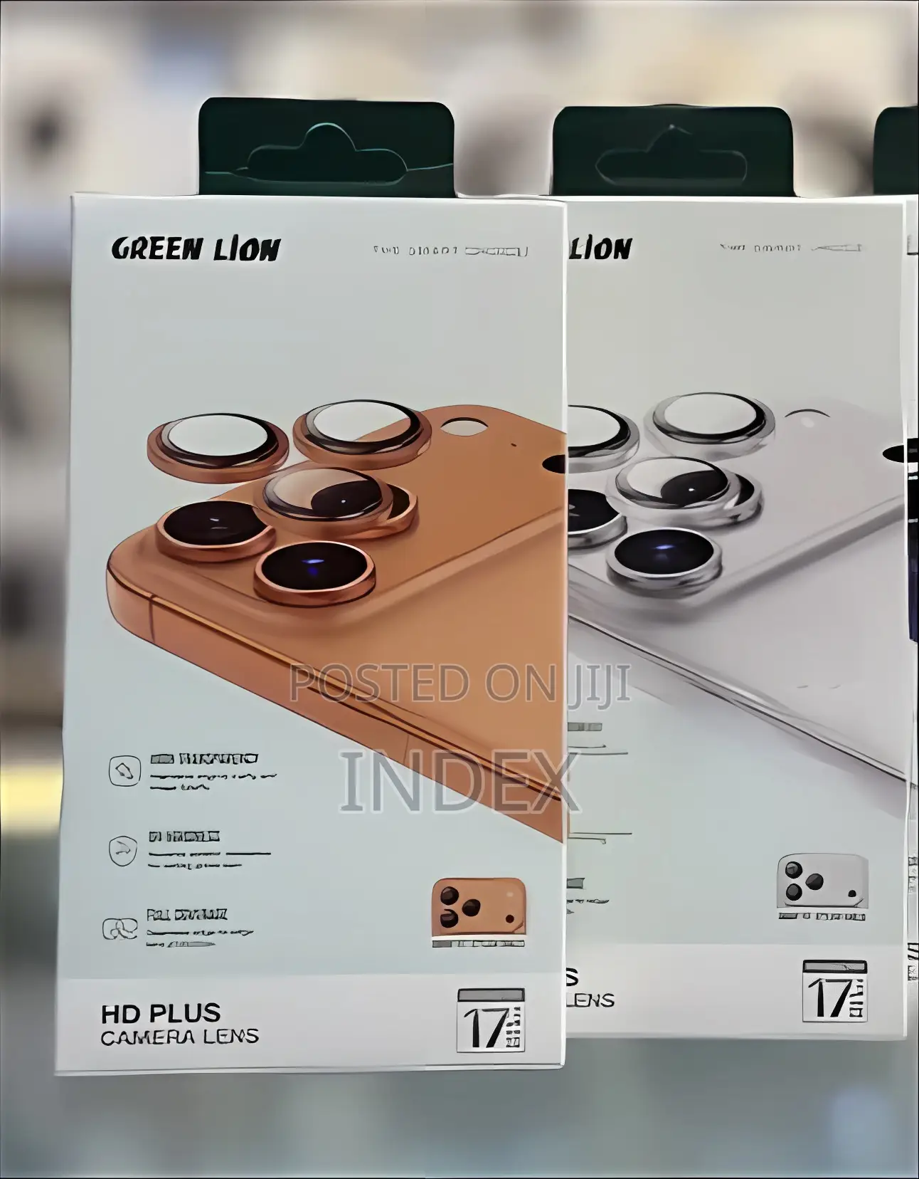 Green Lion iPhone 17 Pro and 17 Pro Max Hd Camera Lens Protectors