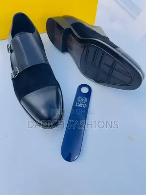 Black Leather Franco Banetti Shoes