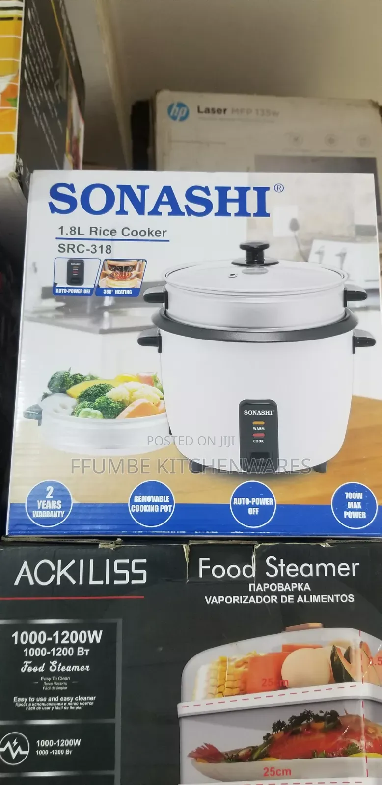 Rice Cooker Sonashi 1.8l