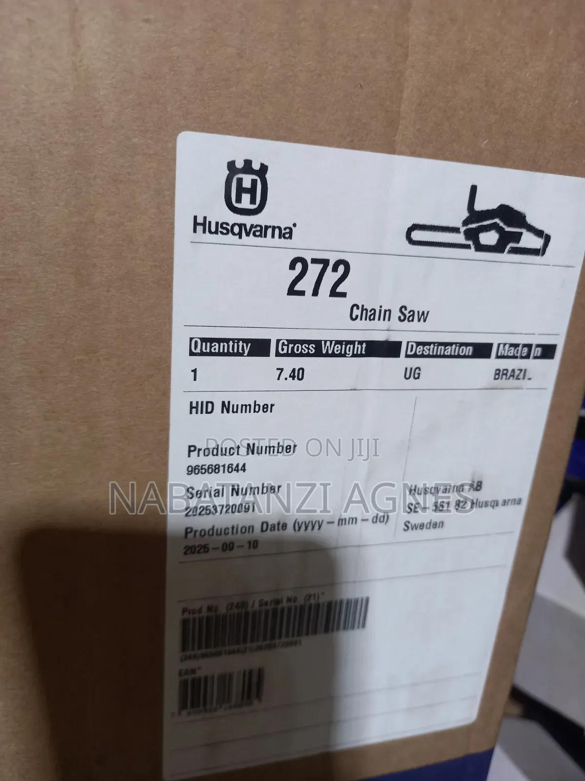 Husqvarna 272 Sweden Made and Original One Avilable