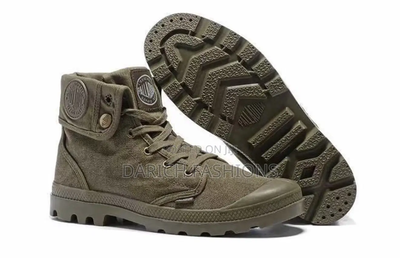 Pallabrouse Army Green Boots
