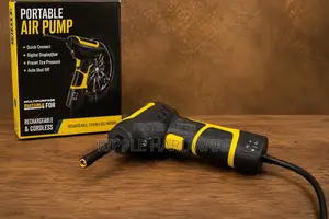 Portable Car Tyre Inflator | Rechargeable Air Compressor Pump