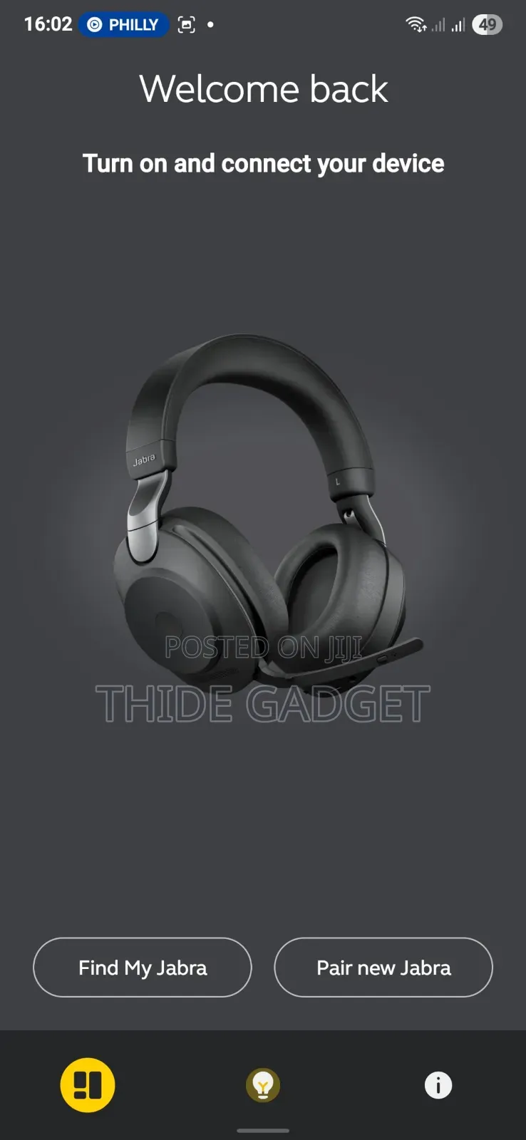 Original Jabra Evolve2 85 Active Noise Cancelling Headphone Bluetooth