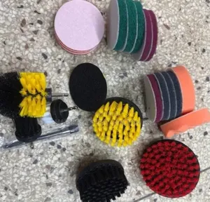 Drill Brush/Sponge Pads Attachments Car Detailing/Cleaning Kit