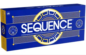 Sequence Luxury Edition Strategy Board Game for 2–12 Players