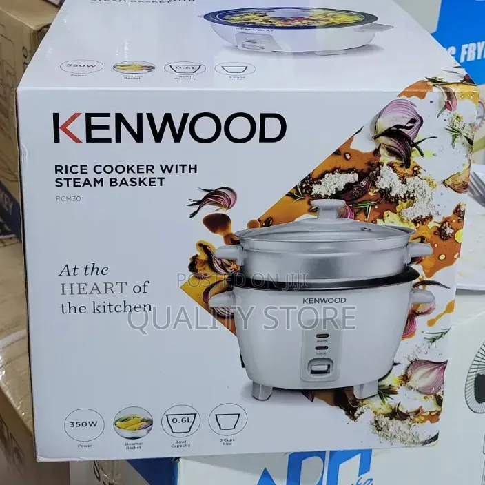 Kenwood Electric Rice Cooker 2 in 1 With Steamer 0.6 L