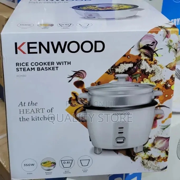 Kenwood Electric Rice Cooker 2 in 1 With Steamer 0.6 L