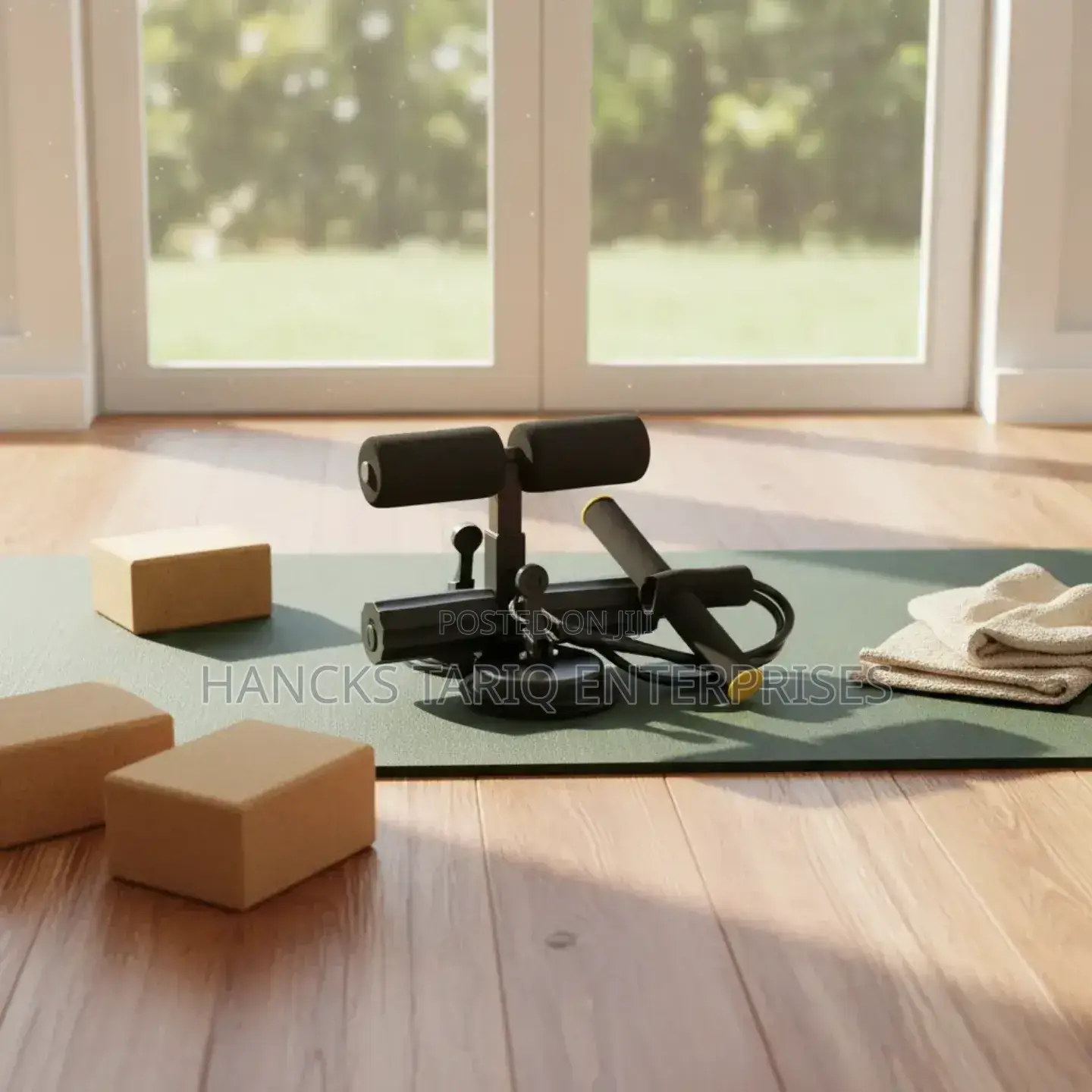 Compact Fitness Sit Up Bar