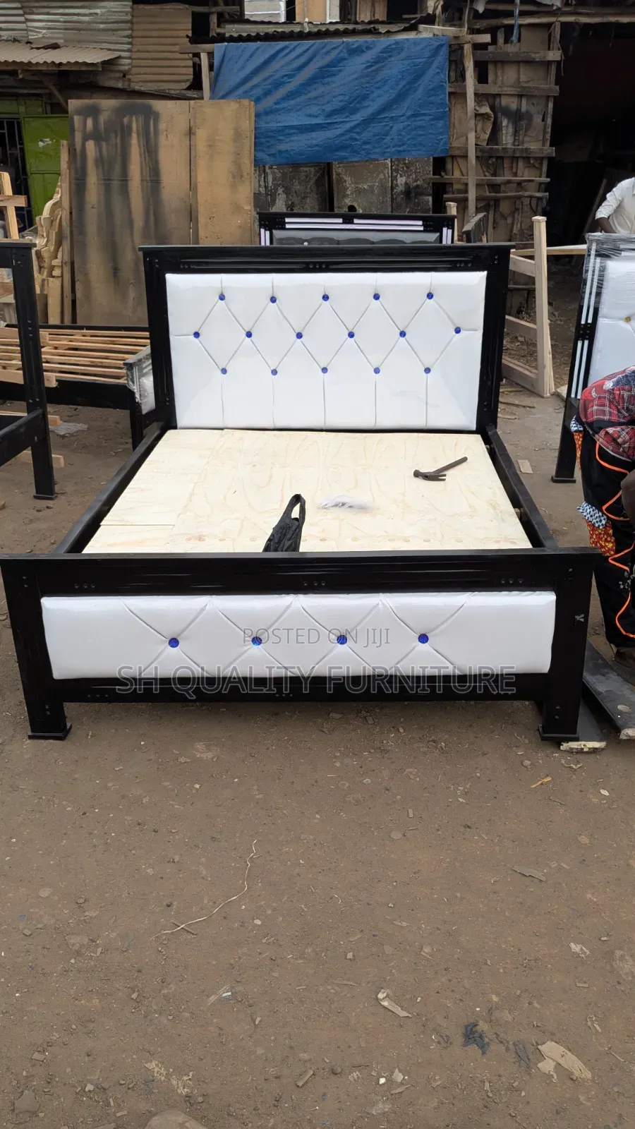 Wooden Flame Bed 5x6