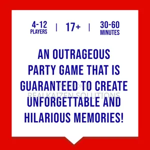 Never Have I Ever Card Funny Game Party Game of Poor Life Decisions