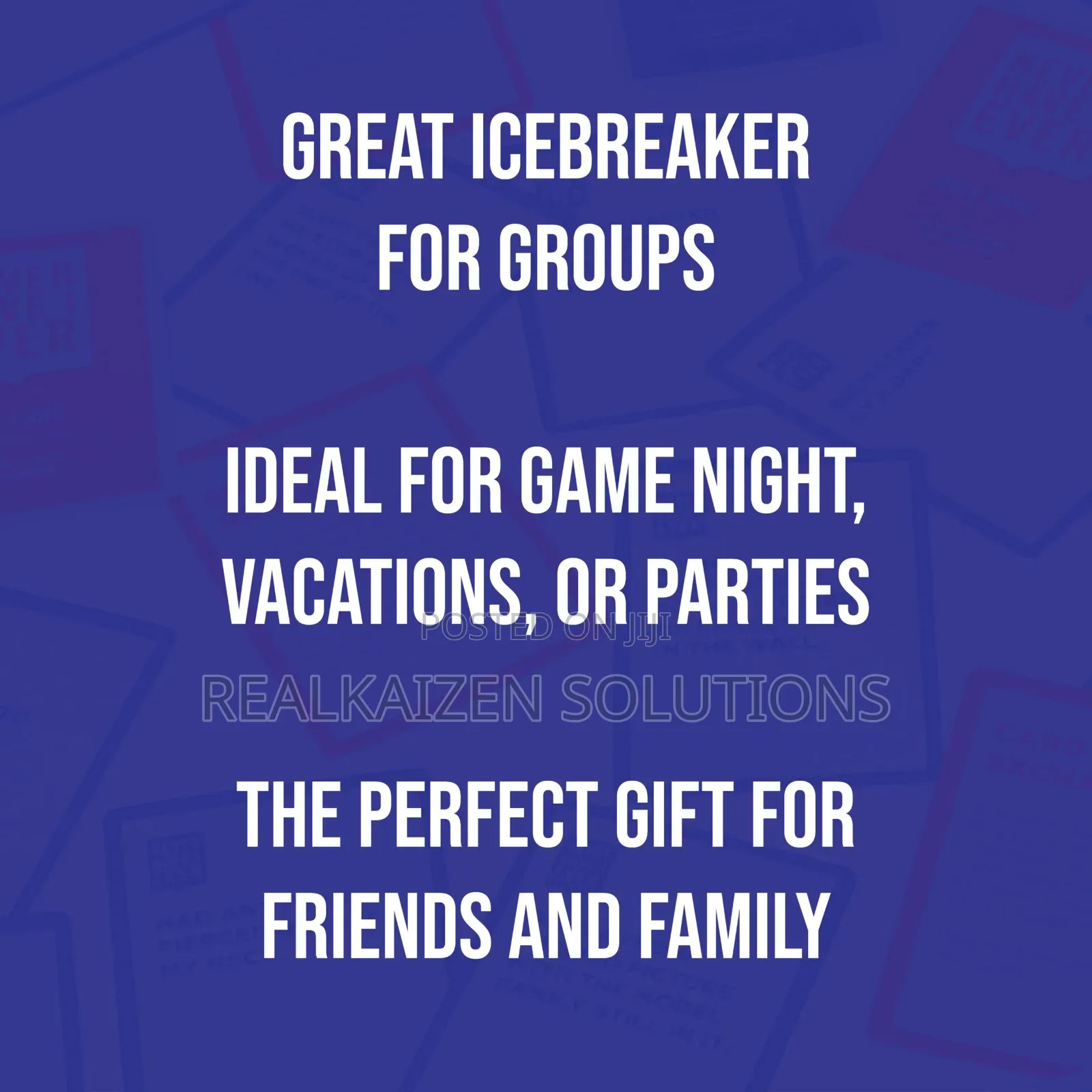 Never Have I Ever Card Funny Game Party Game of Poor Life Decisions
