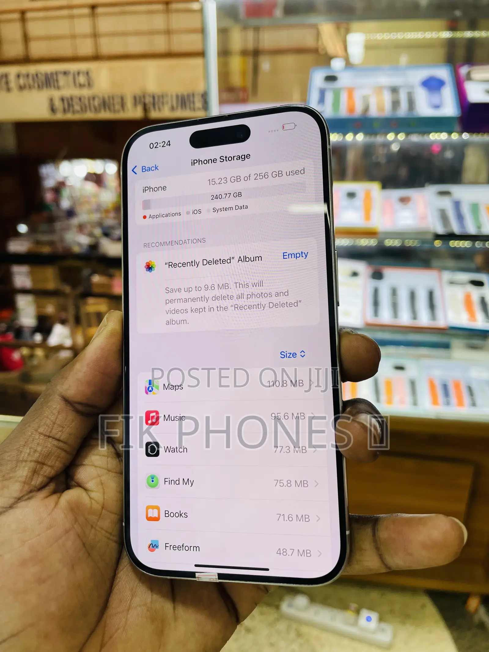 Apple iPhone 15 Pro 256 GB Silver