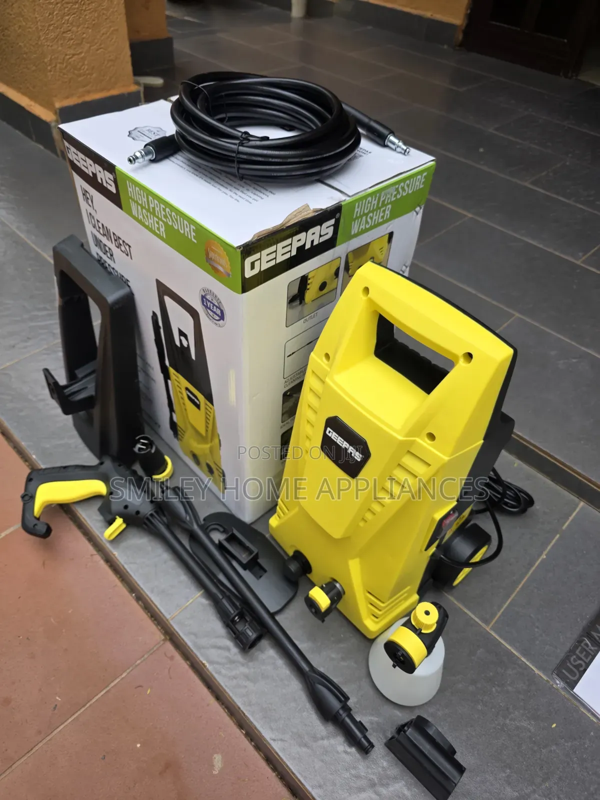 Geepas Electric High Pressure Car Washer Gun With 1 Year Warranty