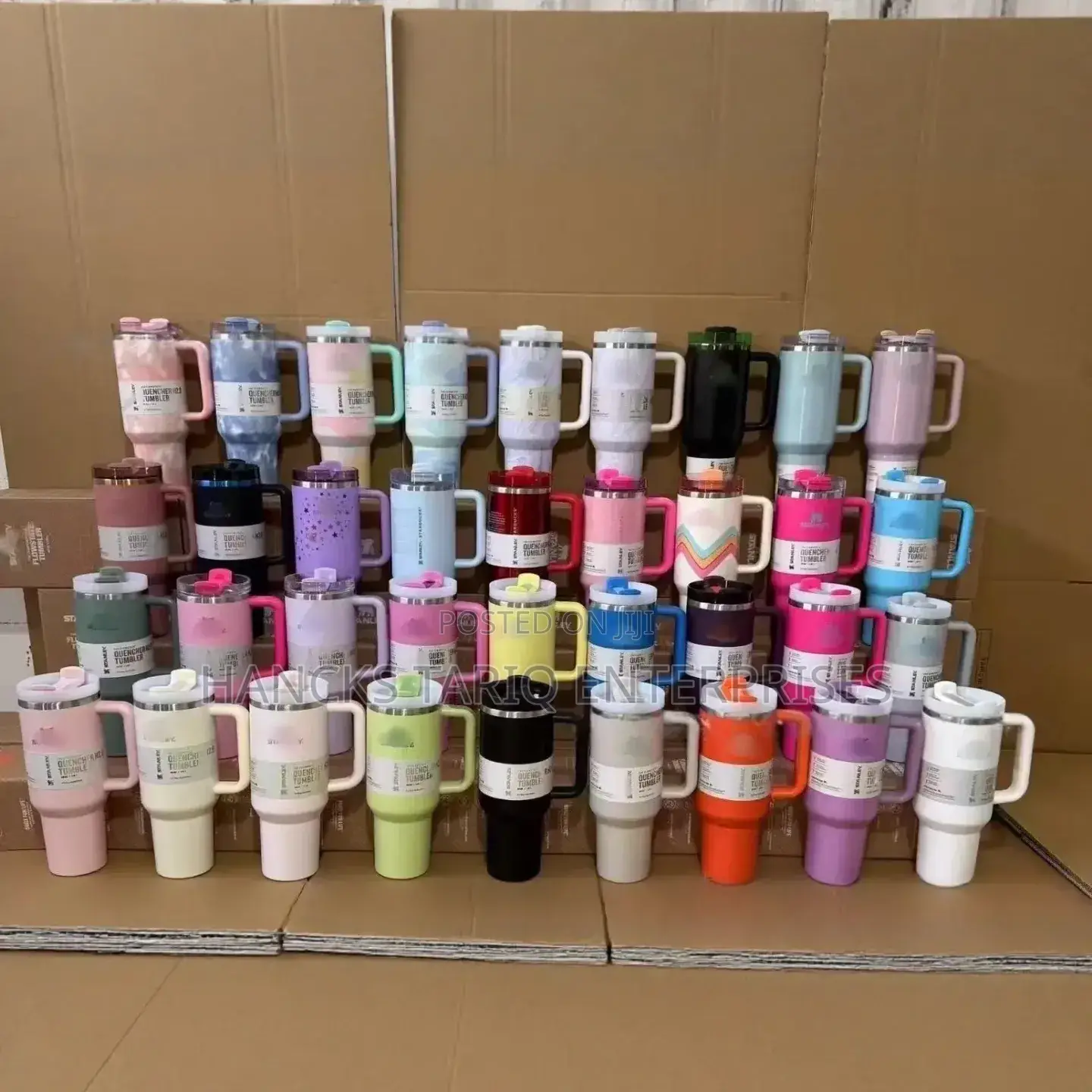 Large Collection Of Stanley Quencher Tumblers.