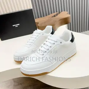 Luxury Men's White Sneakers