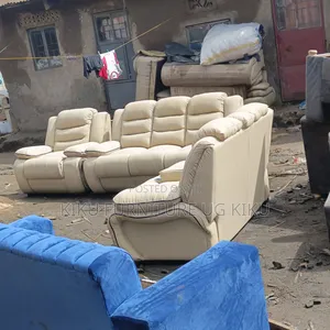Fiber Five Seater Sofa Set