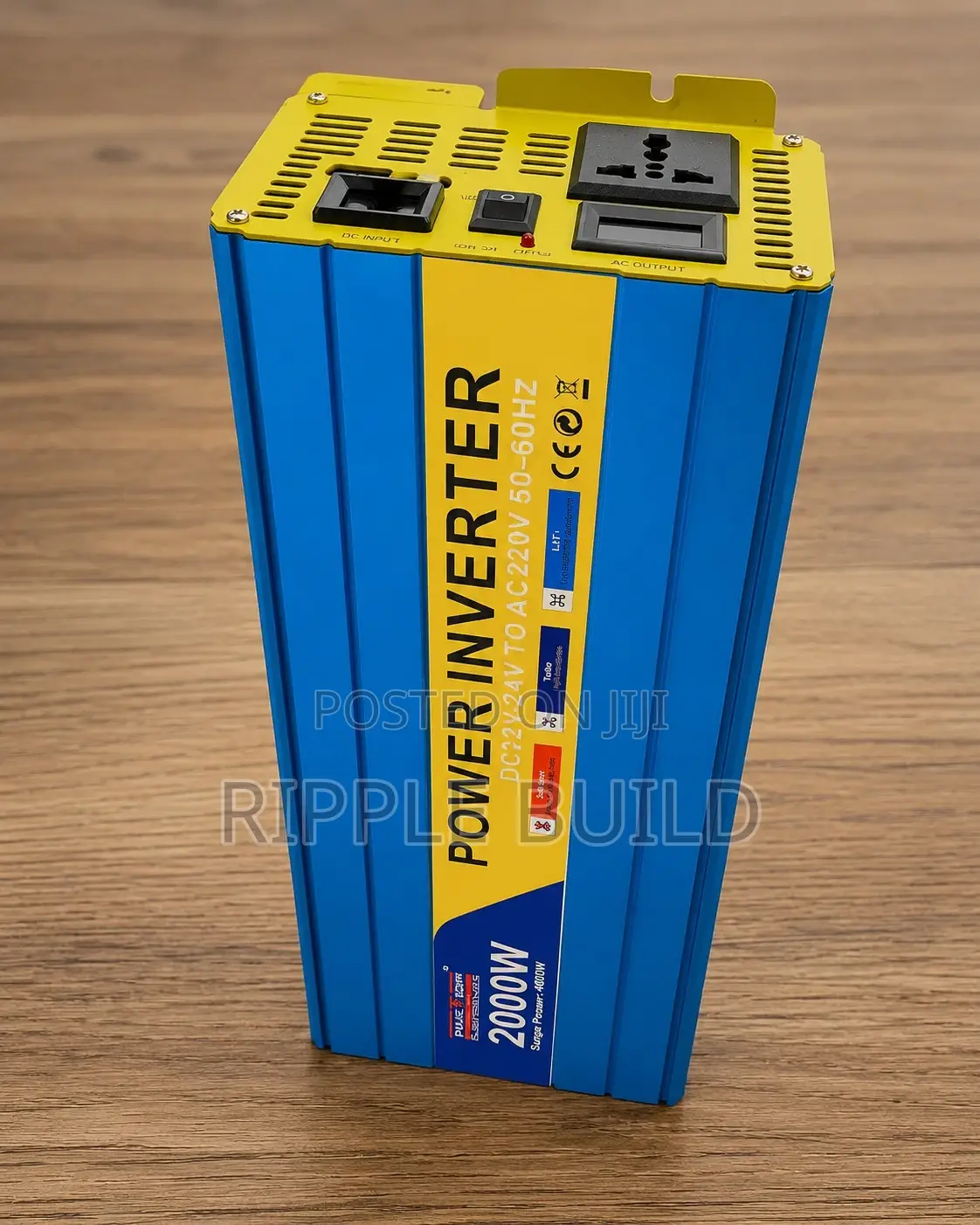 2000w Portable Power Inverter Solar Backup Power Converter