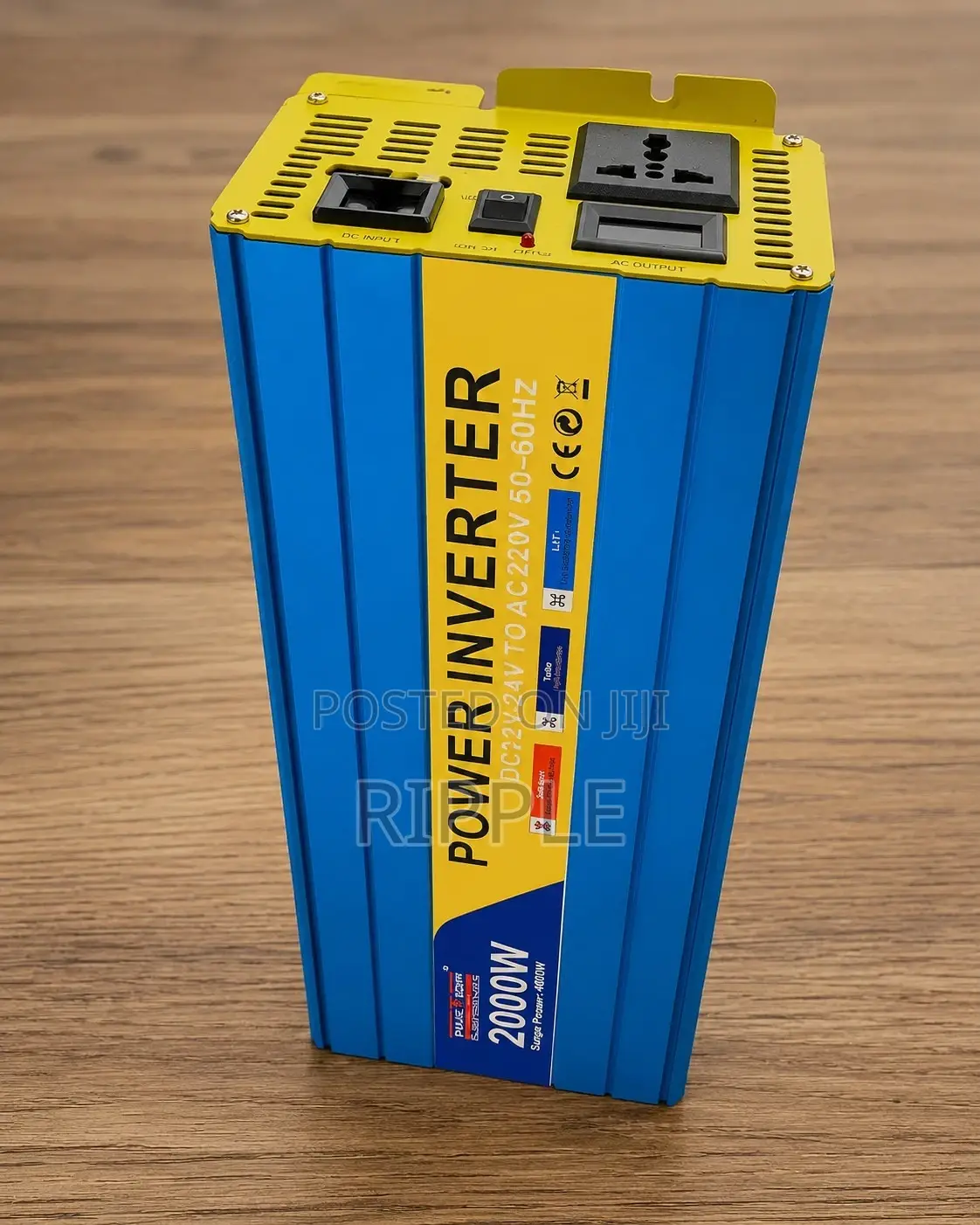 2000W Power Inverter 12V 24V Solar Backup Inverter Converter