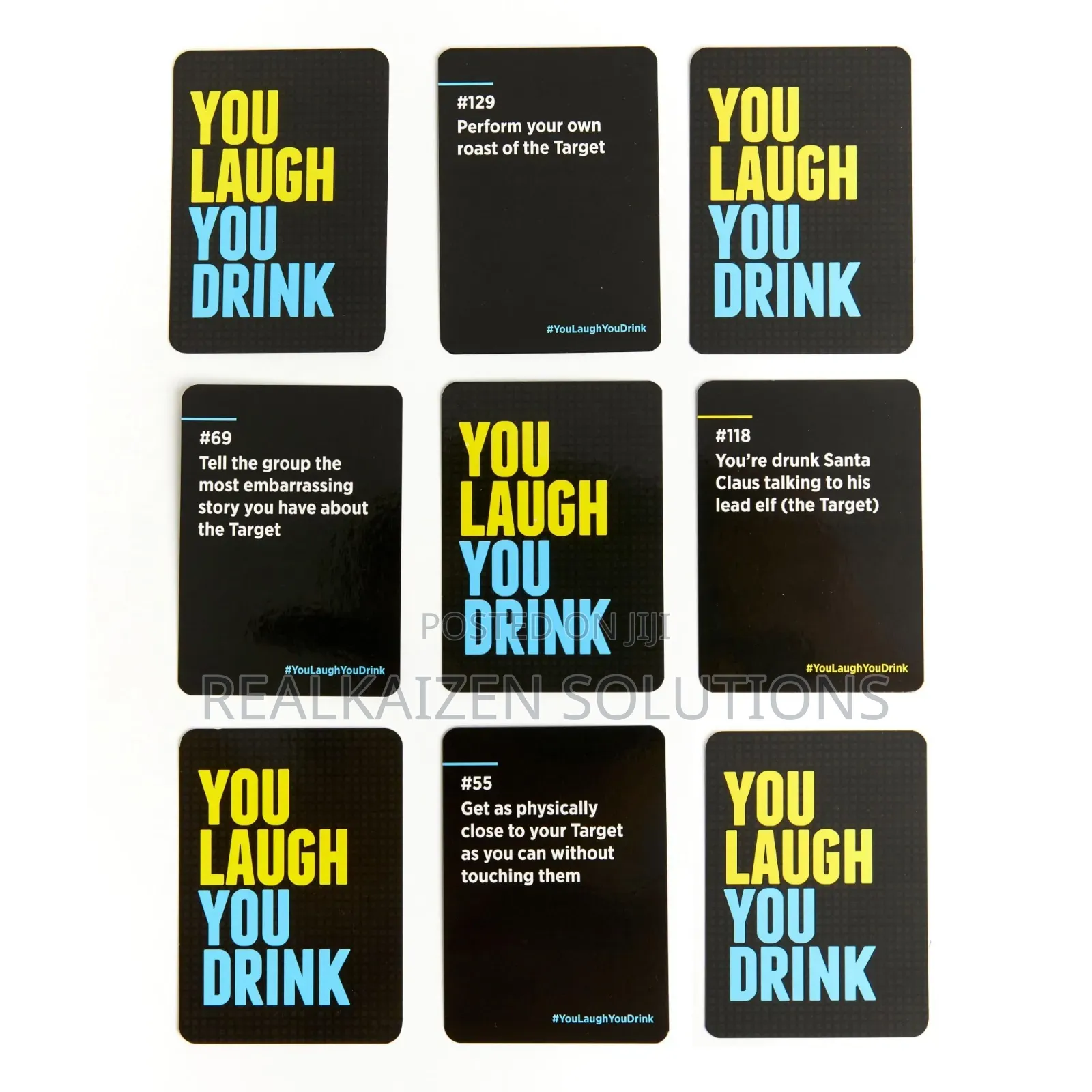 You Laugh, You Drink| Adult Hilarious Funny Party Card Game