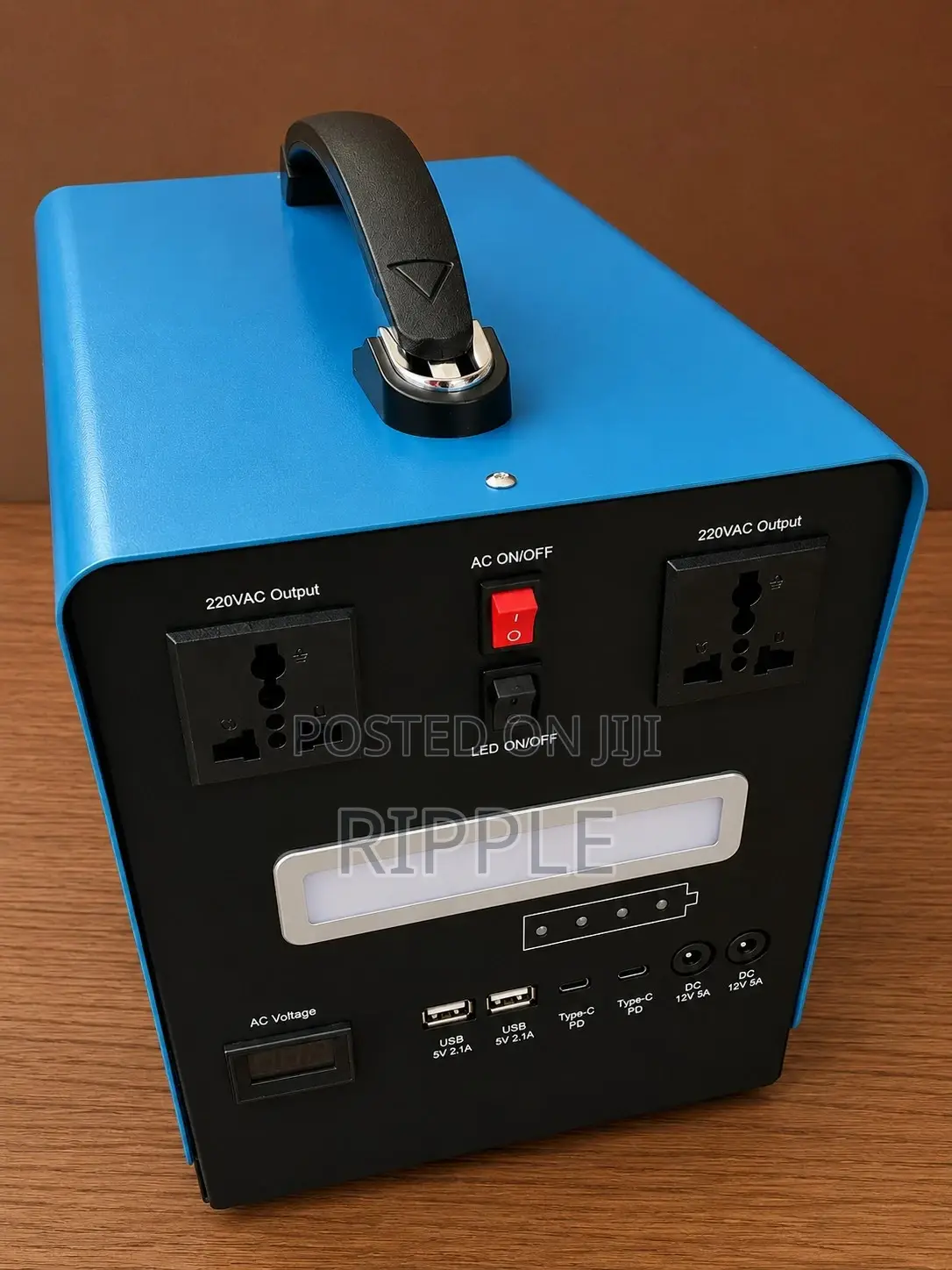 500w Portable Power Station | Rechargeable Backup Power Generator