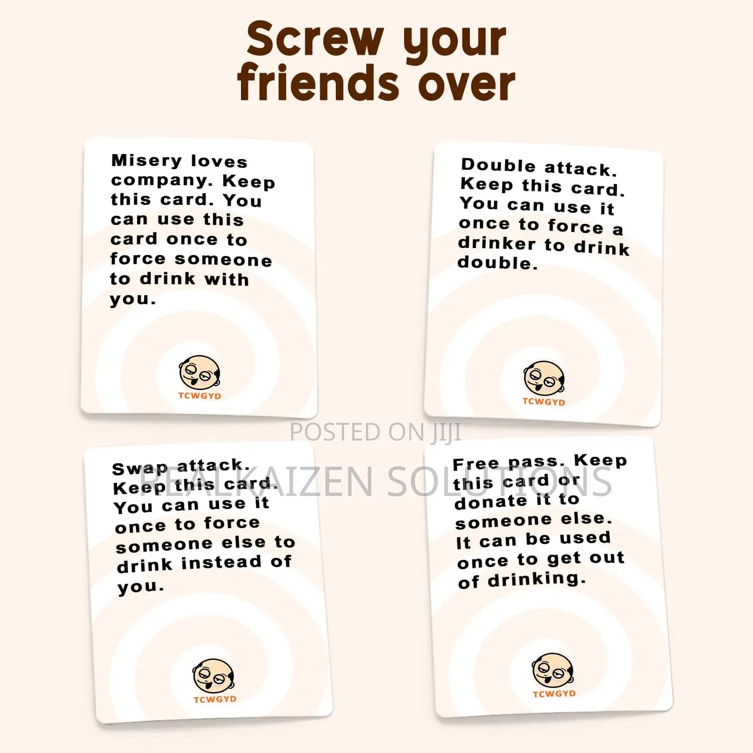These Cards Will Get You Drunk| Fun Adult Drinking Game for Parties
