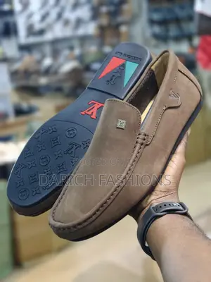 Louis Vuitton Men's Casual Suede Shoes