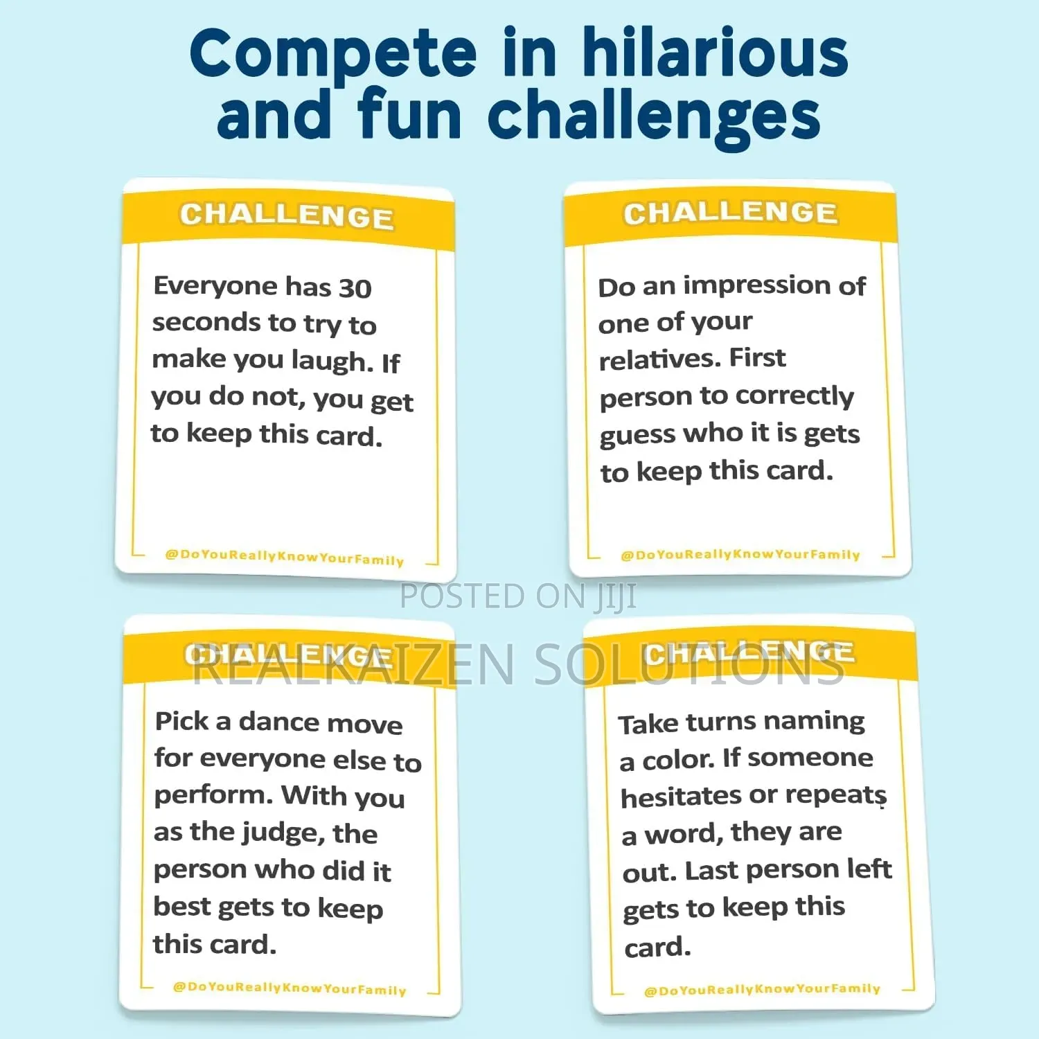 Do You Really Know Your Family? – Fun Family Trivia Card Game