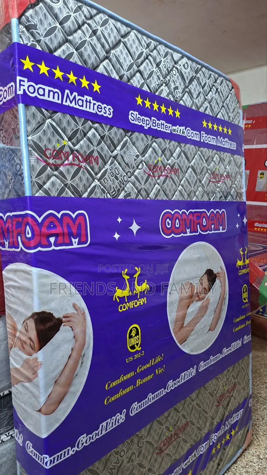 High Density Com Foam 6*5*6.Inches