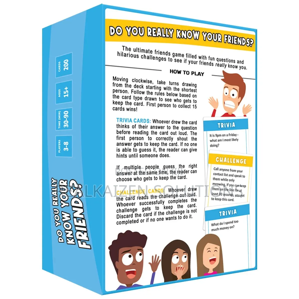 Do You Really Know Your Friends? – Fun Trivia Card Game
