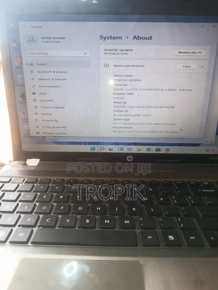 Laptop HP Pavilion 15 4GB Intel Core i3 HDD 500GB