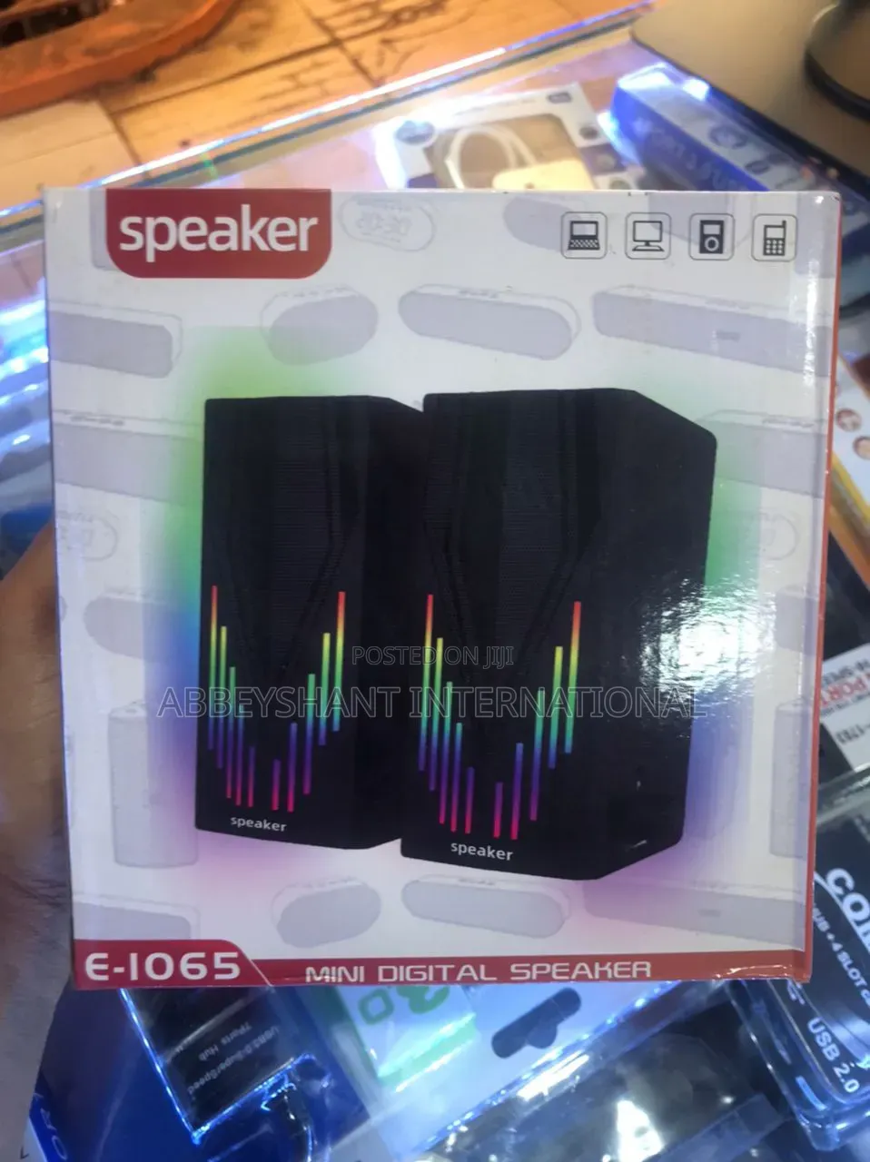 Mini Digital Speaker Laptop RGB Lighting Speaker
