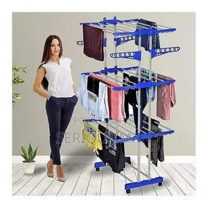 Durable Foldable Cloth Drying Stand/Rack For Outdoor/Indoor/3 Layer