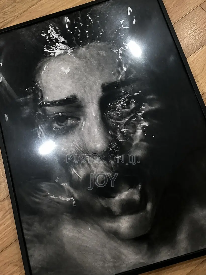 Art Piece Painting Potrait- Submerged Echoes