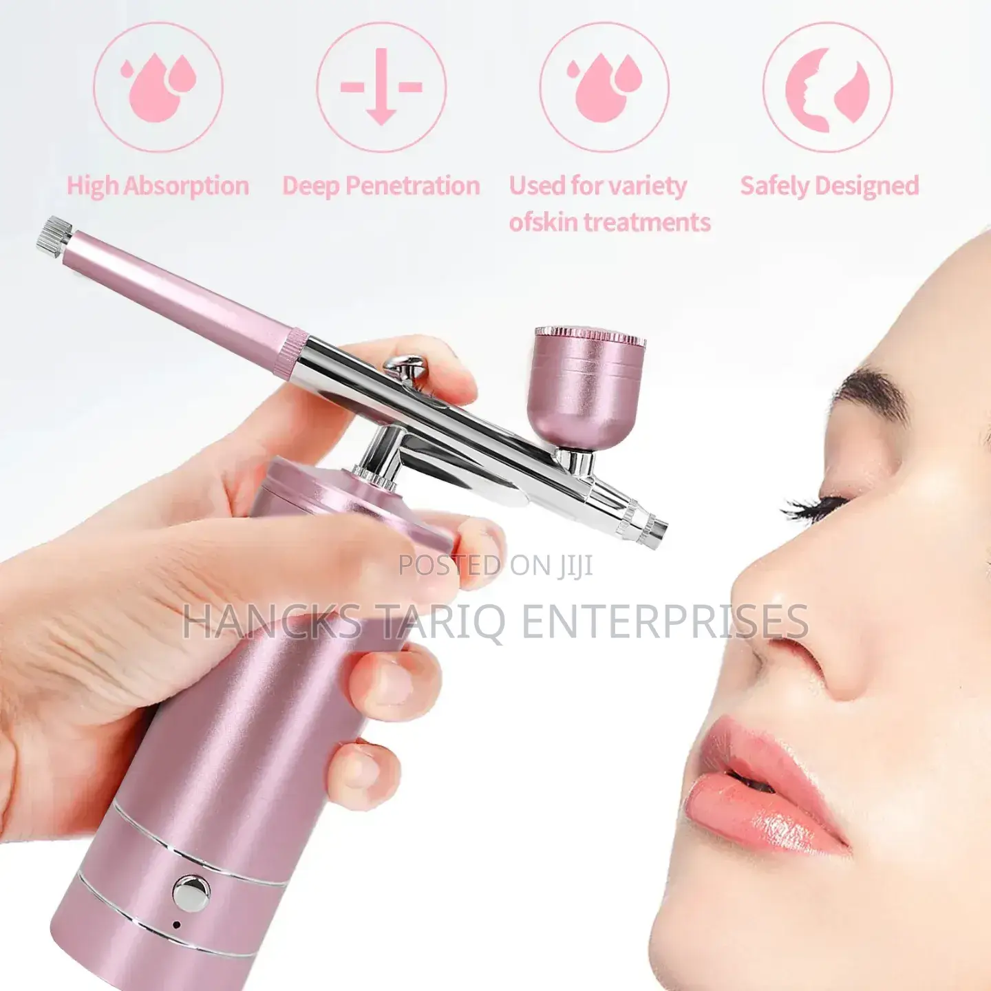 Portable Nano Mist Facial Airbrush – Skin Hydration Treatment Tool