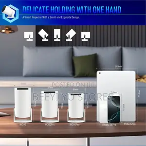 Ultra-quiet Portable Projector – Silent Cooling System