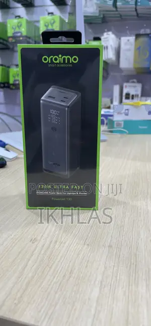 Oraimo Powerbank Power Jet 130w Ultra Fast for Laptops and Phones