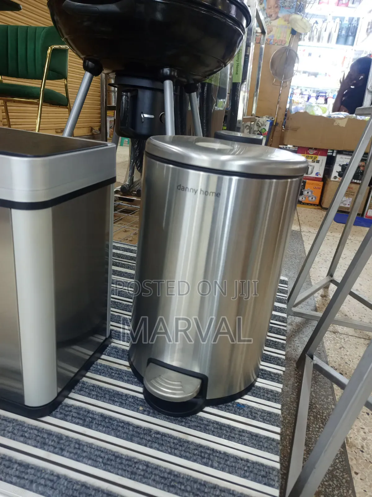 12l Danny Home Stainless Steel Pedal Trash Can